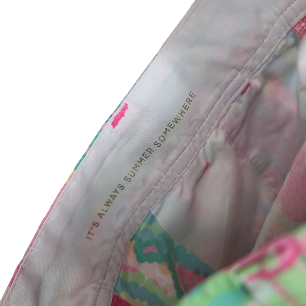 Lilly Pulitzer It's Always Summer Somewhere The Callahan Colorful Shorts 2 - Picture 5 of 7